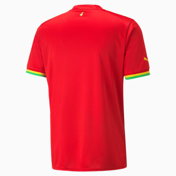 Ghana 2024 Away Jersey Men, Puma Red-Dandelion, extralarge-GBR