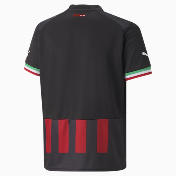 A.C. Milan Home 22/23 Replica Jersey Youth Regular Fit, Puma Black-Tango Red, extralarge-AUS
