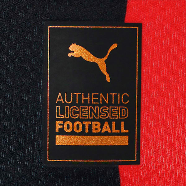 キッズ ACミラン ACM ホーム 半袖 レプリカ シャツ JR 116-152cm, Puma Black-Tango Red