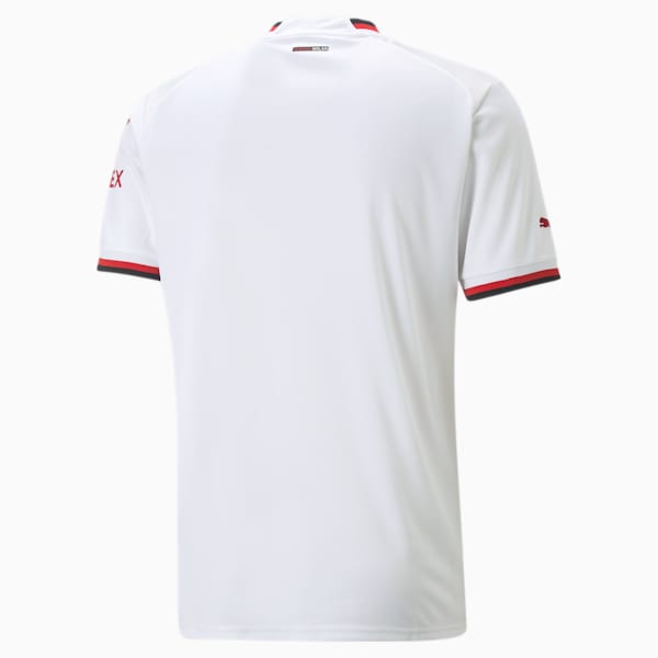 Réplica de camiseta de visitante del A.C. Milan 22/23, Puma White-Tango Red