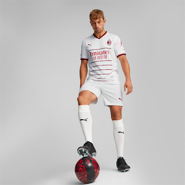 A.C. Milan Away 22/23 Replica Jersey, Puma White-Tango Red, extralarge