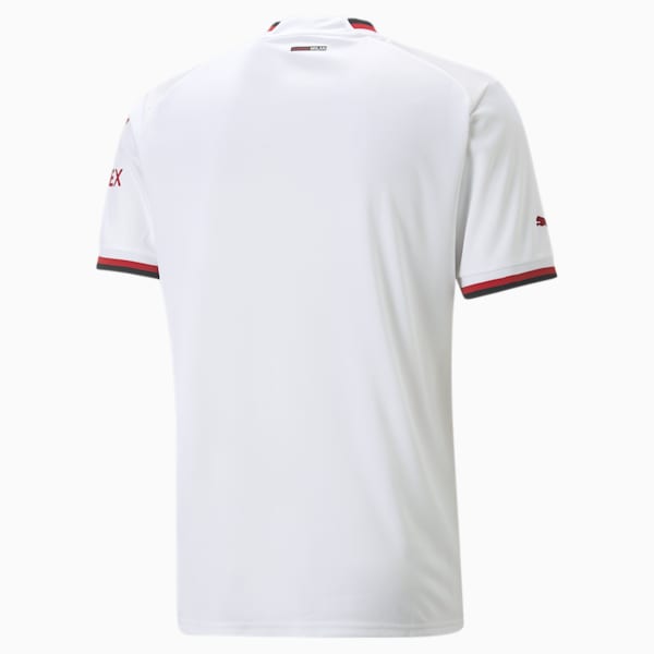 A.C. Milan Away 22/23 Replica Youth Regular Fit Jersey, Puma White-Tango Red, extralarge-AUS