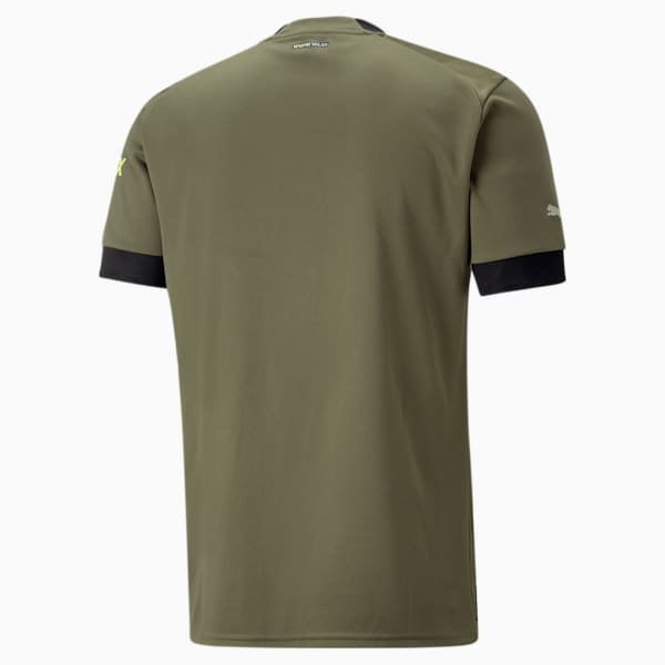 Réplica de la tercera camiseta del A.C. Milan '22/'23 para hombre, Dark Green Moss-Spring Moss