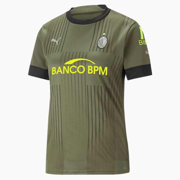 A.C. Milan Third 22/23 Replica Jersey Women, Dark Green Moss-Spring Moss