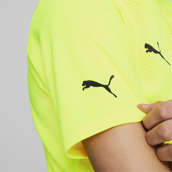 Réplica de camiseta de arquero del A.C. Milan, de manga corta, para hombre, Yellow Alert-Puma Black