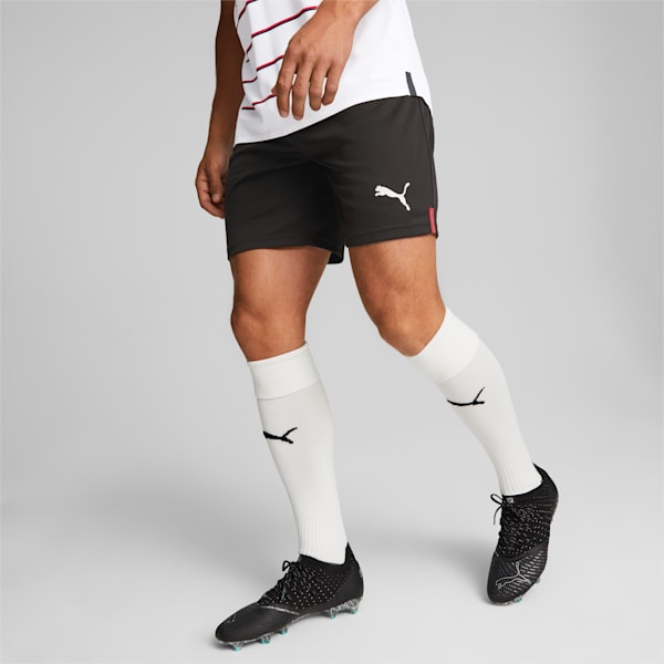 Réplica de shorts del A.C. Milan 22/23 para hombre, Puma Black-Tango Red