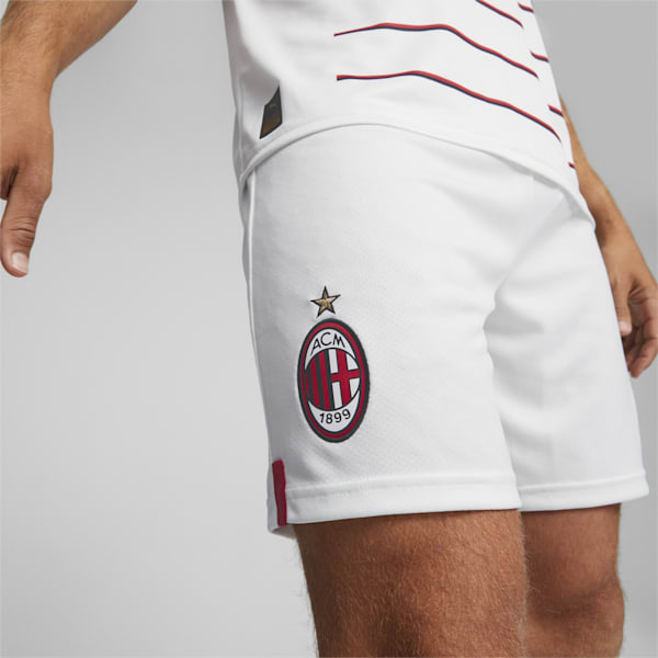 A.C. Milan 22/23 Replica Shorts Men, Puma White-Tango Red
