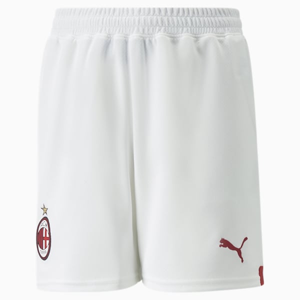 A.C. Milan 22/23 Replica Youth Regular Fit Shorts, Puma White-Tango Red, extralarge-IND