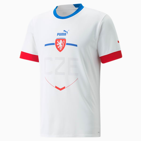 Czech Republic Away 22/23 Replica Jersey Men, Puma White, extralarge-GBR