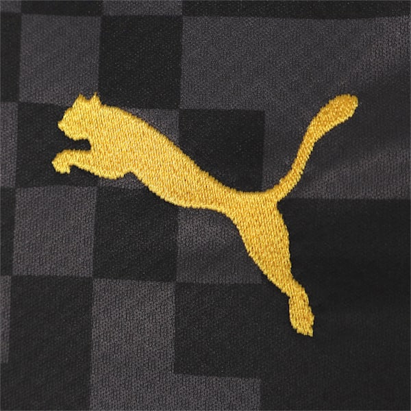 メンズ ドルトムント BVB アウェイ 半袖 レプリカ シャツ, Puma Black-Asphalt, extralarge-JPN