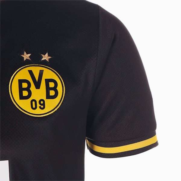 メンズ ドルトムント BVB アウェイ 半袖 レプリカ シャツ, Puma Black-Asphalt, extralarge-JPN