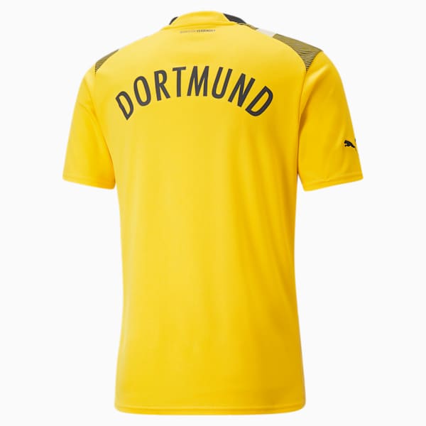 Borussia Dortmund Cup 22/23 Men's Replica Jersey, Cyber Yellow