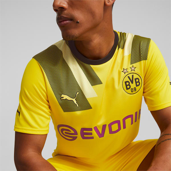 Borussia Dortmund Cup 22/23 Men's Replica Jersey, Cyber Yellow, extralarge