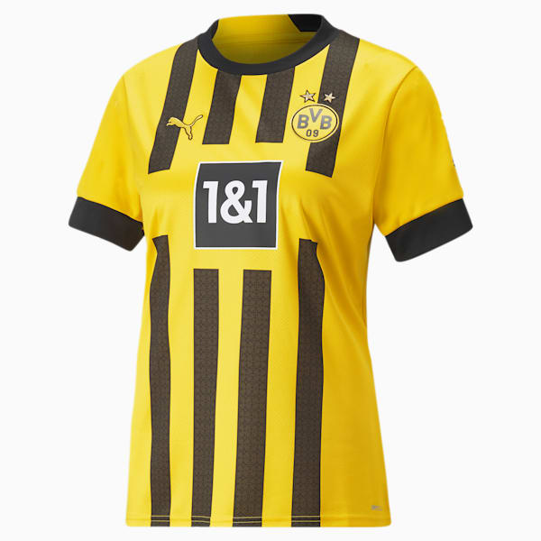 BVB HOME Replica Women's Regular Fit Jersey, Cyber Yellow, extralarge-IND