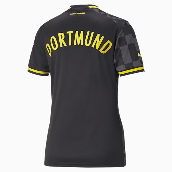 Borussia Dortmund Away 22/23 Replica Women Regular Fit Jersey, Puma Black-Asphalt, extralarge-IND