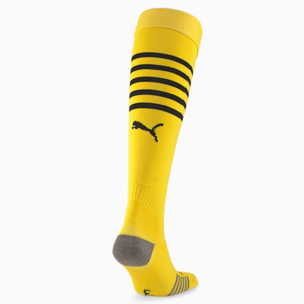 Borussia Dortmund Football Hooped Replica Socks Men, Cyber Yellow-Puma Black