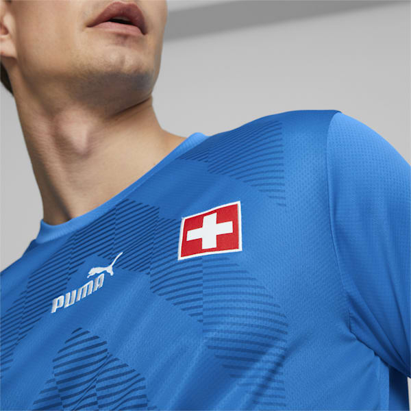 Switzerland Football Goalkeeper Long Sleeve Replica Jersey Men, Electric Blue Lemonade, extralarge-GBR