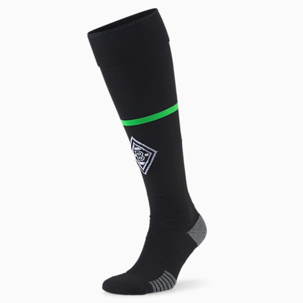 Borussia Mönchengladbach Football Banded Socks Men, Puma Black-Classic Green-Puma White