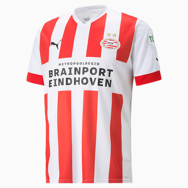Réplica del jersey de local del PSV Eindhoven 22/23 para hombre, High Risk Red-Puma White, extralarge
