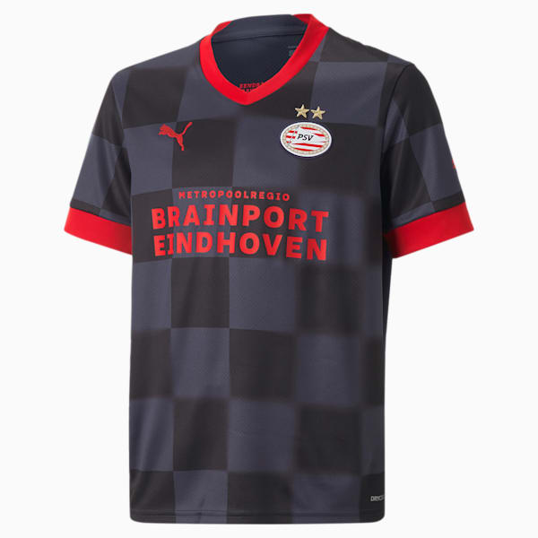 PSV Eindhoven Away 22/23 Replica Jersey Youth, Parisian Night-High Risk Red