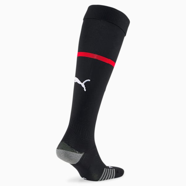 Stade Rennais F.C. Football Banded Replica Socks Men, Puma Black-Puma Red