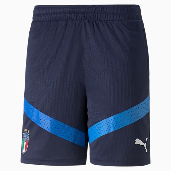 Italy Men's Training Shorts, Peacoat-Ignite Blue