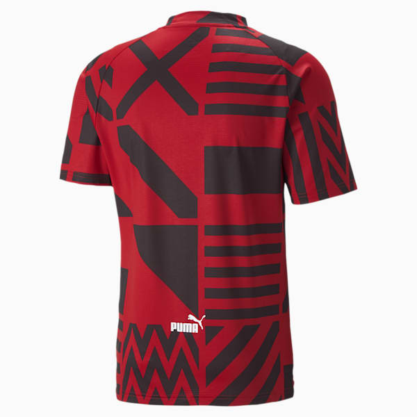 A.C. Milan Football Prematch Jersey Youth, Tango Red -Puma White