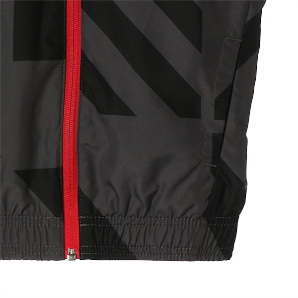 A.C. Milan Football Prematch Jacket Youth, Puma Black-Asphalt