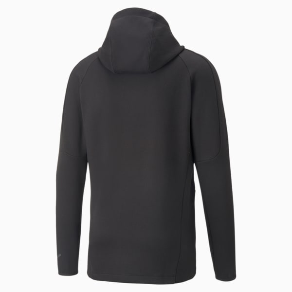 A.C. Milan Football Casuals Hooded Jacket Men, Puma Black-Asphalt