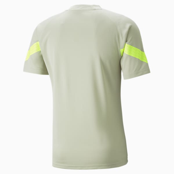 A.C. Milan Football Training Men's Jersey, Spring Moss-Yellow Alert, extralarge-IND