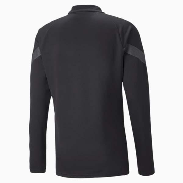 A.C. Milan Football Quarter-zip Training Top Men, Puma Black-Asphalt