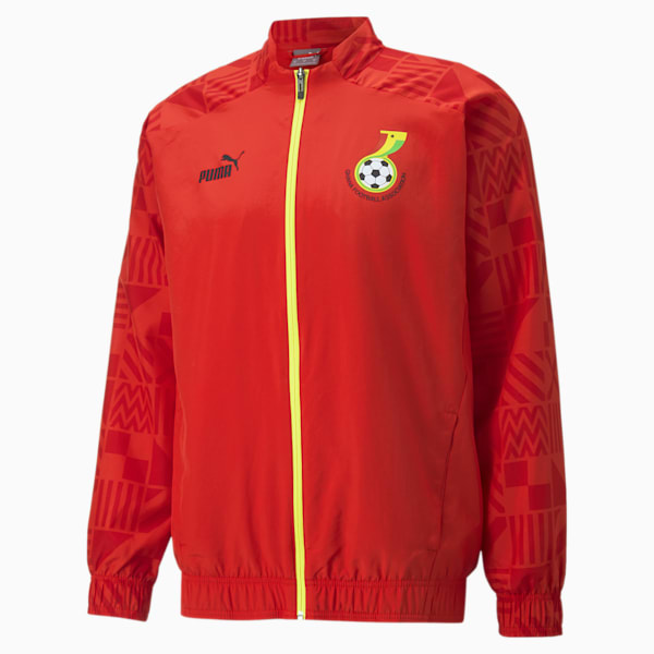 Ghana Football Prematch Jacket Men, Puma Red-Puma Black, extralarge-GBR