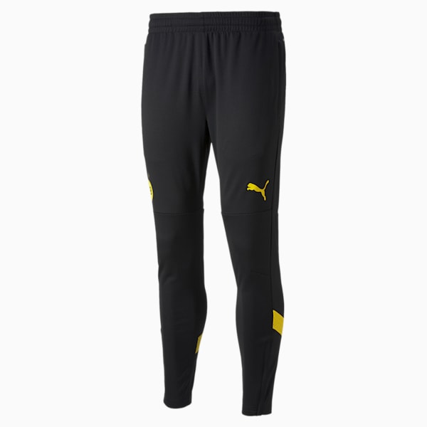Borussia Dortmund Football Training Men's Pants, Puma Black-Cyber Yellow, extralarge-IND