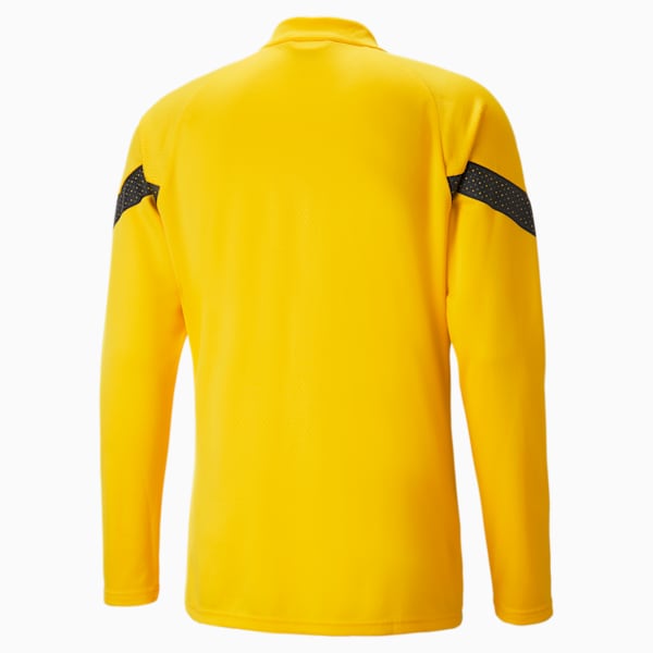 Borussia Dortmund Men Football Training Slim Fit Jacket, Cyber Yellow, extralarge-IND