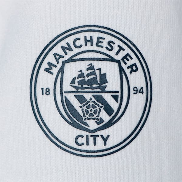 メンズ マンチェスター シティー MCFC カジュアル 半袖 Tシャツ, Puma White-Puma Black