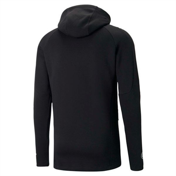 メンズ マンチェスター シティー MCFC カジュアル フーディー ジャケット, Cotton Black-Puma White