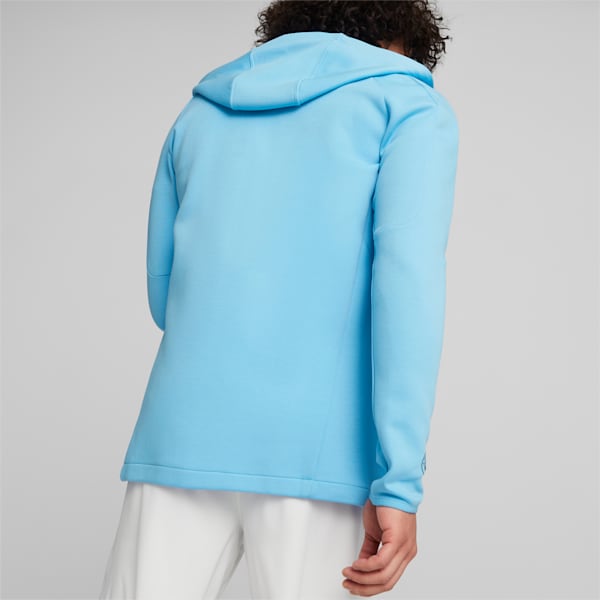 Manchester City F.C. Football Casuals Hooded Jacket Men, Team Light Blue-Parisian Night