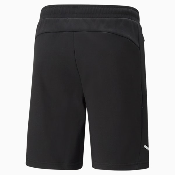 Manchester City F.C. Football Casuals Shorts Men, Cotton Black-Puma White
