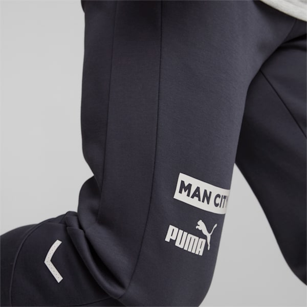 Manchester City F.C. Football Casuals Pants Men, Parisian Night-Gray Violet