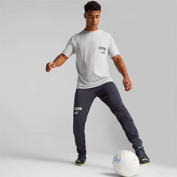 Manchester City F.C. Football Casuals Pants Men, Parisian Night-Gray Violet