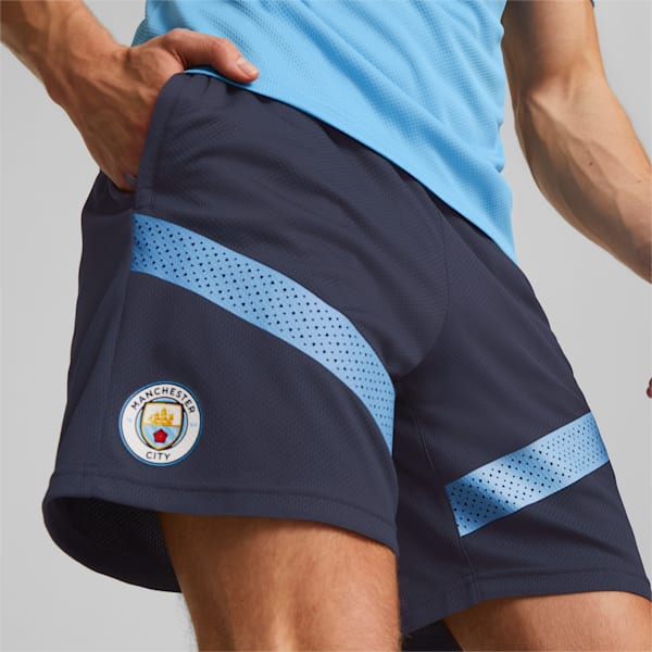 Manchester City F.C. Football Training Shorts Men, Parisian Night-Team Light Blue, extralarge-IND