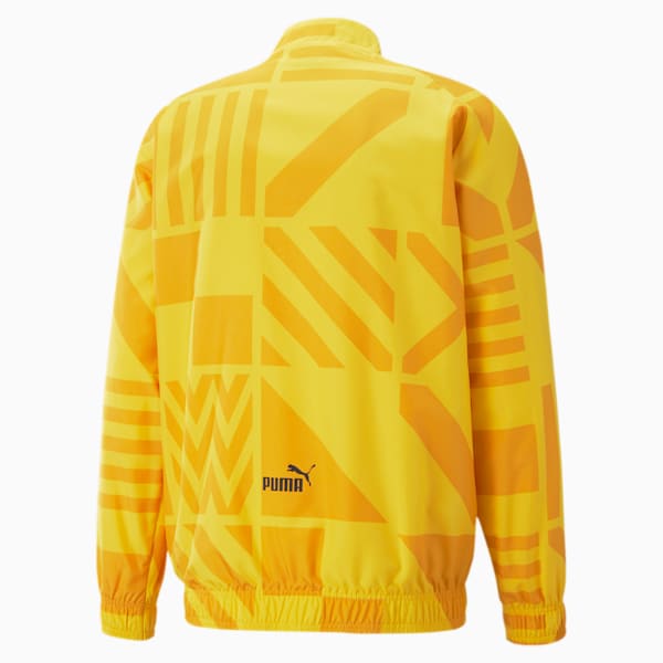 Manchester City F.C. Prematch Football Jacket Men, Spectra Yellow-Puma Black
