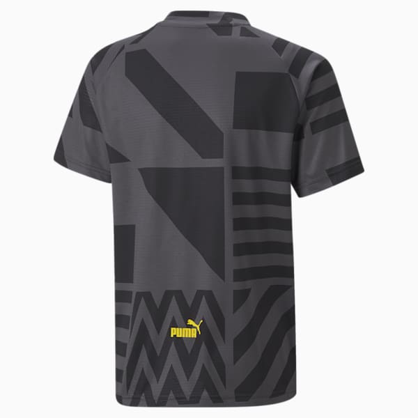 Manchester City F.C. Football Prematch Jersey Youth, Puma Black-Spectra Yellow