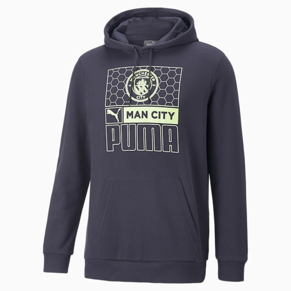 Manchester City F.C. FtblCore Men's Hoodie, Parisian Night-Fizzy Light, extralarge-IND