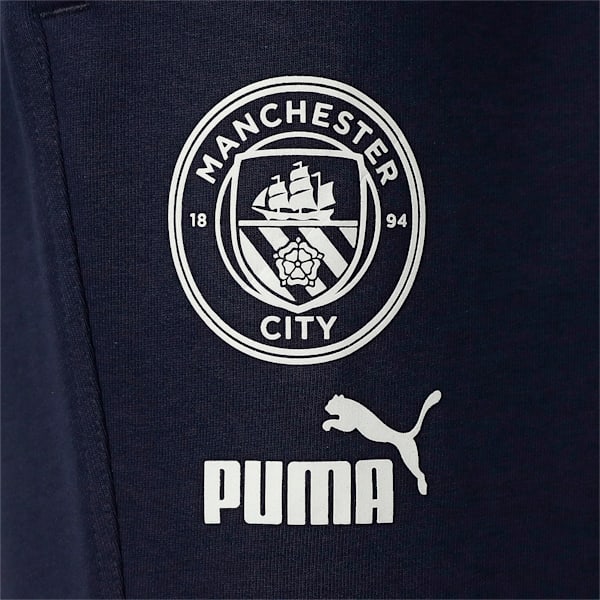 メンズ マンチェスター シティー MCFC フットボールカルチャー スウェット カーゴパンツ, Peacoat-Puma White, extralarge-JPN