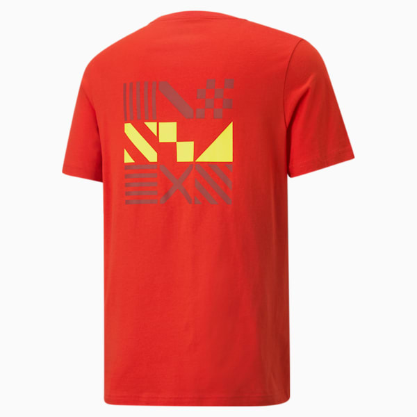 ftblCore Fan Men's T-Shirt, Puma Red-Dandelion, extralarge-IND
