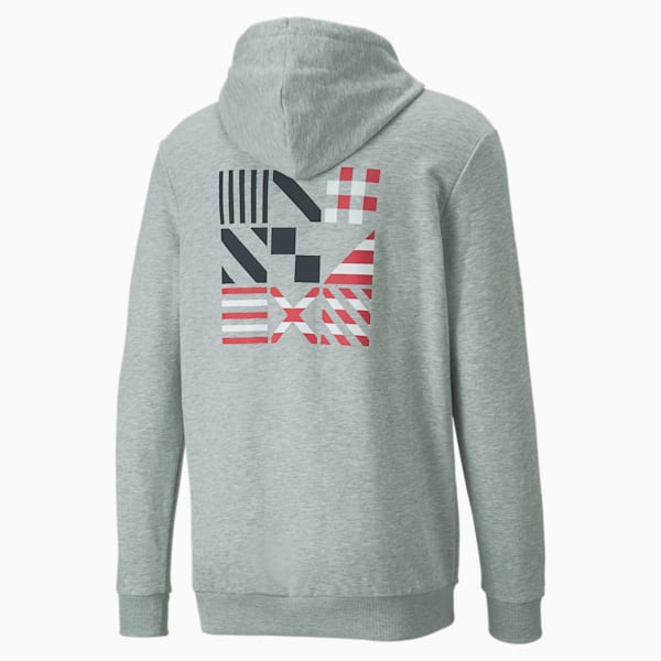 ftblCore Fan Men's Hoodie, Light Gray Heather-Puma White, extralarge-IND
