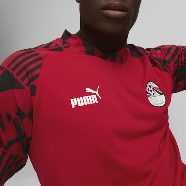 Egypt Football Prematch Jersey Men, Tango Red -Puma Black, extralarge-GBR
