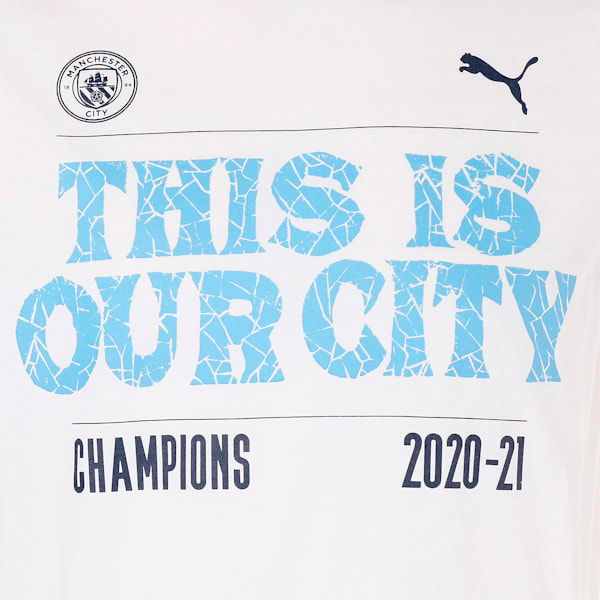 マンチェスター シティー MCFC EPL Winners Tシャツ, Puma White, extralarge-JPN