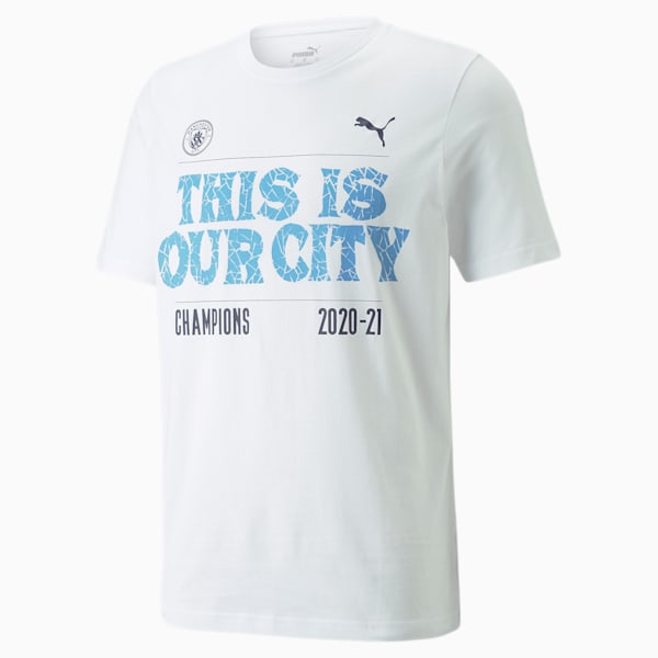 マンチェスター シティー MCFC EPL Winners Tシャツ, Puma White, extralarge-JPN